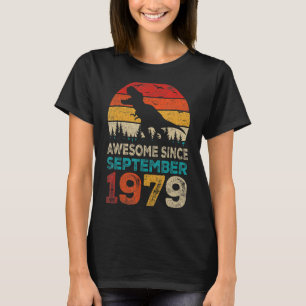 Camiseta Incrível Desde setembro de 1979, 43º Aniversário d