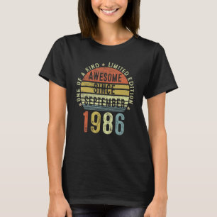 Camiseta Incrível Desde Setembro De 1986 36 Anos 36 Bir