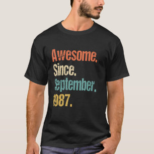 Camiseta Incrível desde setembro de 1987 35º aniversário da