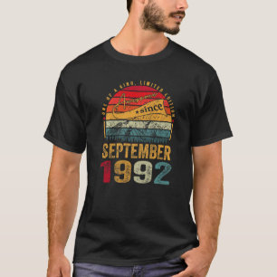 Camiseta Incrível Desde setembro de 1992, 30 anos, 30 Birt