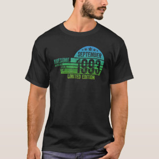 Camiseta Incrível Desde setembro de 1993 Lenda Desde setemb