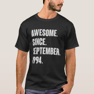 Camiseta Incrível desde setembro de 1994 28 anos 28 anos Na