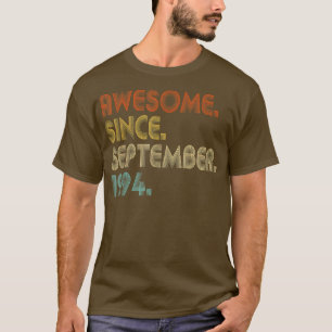 Camiseta Incrível desde setembro de 1994 Vintage 28º Aniver