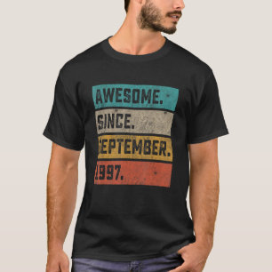 Camiseta Incrível desde setembro de 1997 Vintage 25 Birthda