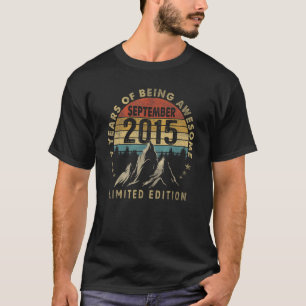 Camiseta Incrível Desde Setembro De 2015, Nascimento De 7