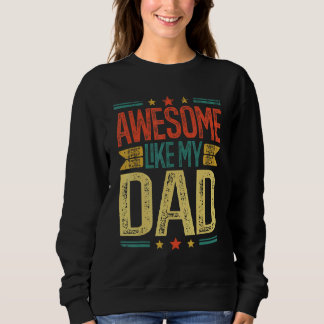 Camiseta Incrível Dia dos Pais Como Minha Família Pai, Vint