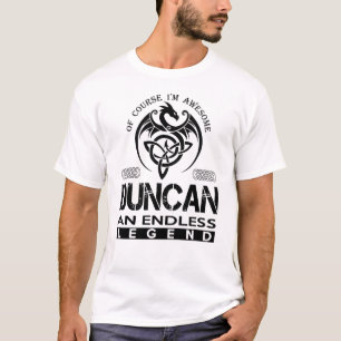 Camiseta Incrível DUNCAN Uma Legenda Infinita
