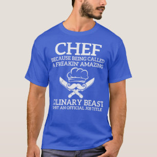 Camiseta Incrível E Engraçado Chefs Cozinhar Cook Restaura