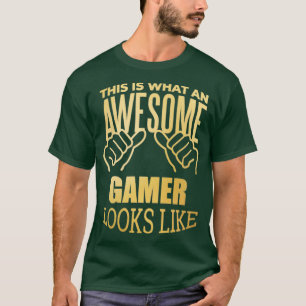 Camiseta Incrível E Engraçado Isto É O Que Um Jogador Incrí