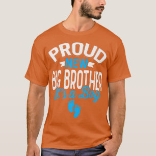 Camiseta Incrível e Legal Novo Irmão Grande É Um Garoto Gen