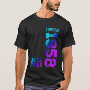 Camiseta Incrível Fevereiro 1958 Desde 1958 Vintage 1958 Re