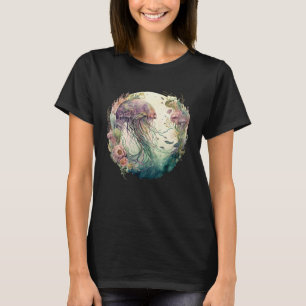 Camiseta Incrível Flor de Água-Viva Havaiana Animal Scu