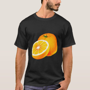 Camiseta Incrível Fruta Suculenta Laranja Fatiada Figurino
