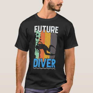 Camiseta Incrível Futuro Mergulhador  Mergulhadores de Apar