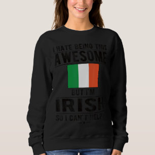 Camiseta Incrível Irish Flag Irish Roots