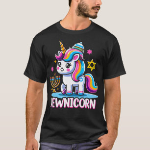 Camiseta Incrível Jewnicorn - Menorá Estrela de Davi - Juda