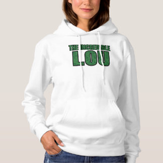 Camiseta Incrível Lou - Tipografia de Padrão de Tijolo Verd