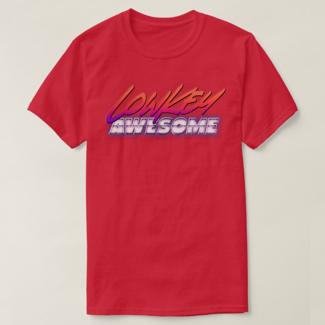 Camiseta Incrível LowKey (Frente do Design)