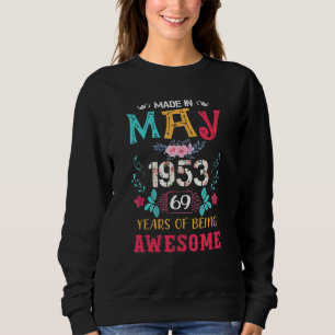Camiseta Incrível maio de 1953 Vintage 69th Birthday