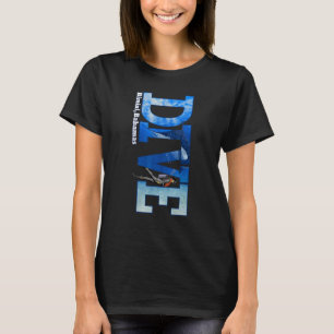 Camiseta Incrível Mergulho Bimini Mergulho SCUBA Snorkeling