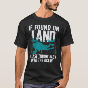 Camiseta Incrível Mergulho Scuba Legal Para Homens Mulheres