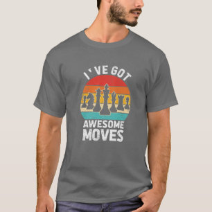 Camiseta Incrível Movimenta O Jogador De Xadrez Vintage Re
