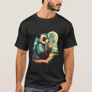 Camiseta Incrível Panda Havaiano — Animal do Mar do Sul