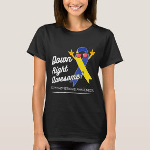 Camiseta Incrível Para Baixo! Sensibilização para a Síndrom