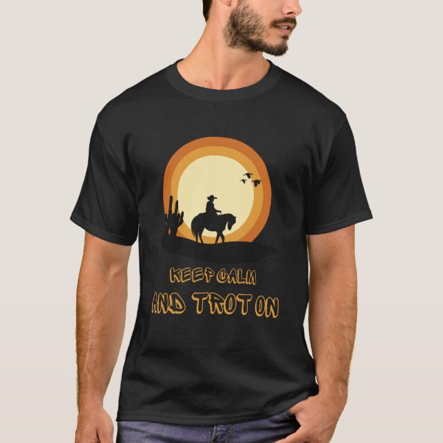 Camiseta incrível para equitação (Frente)