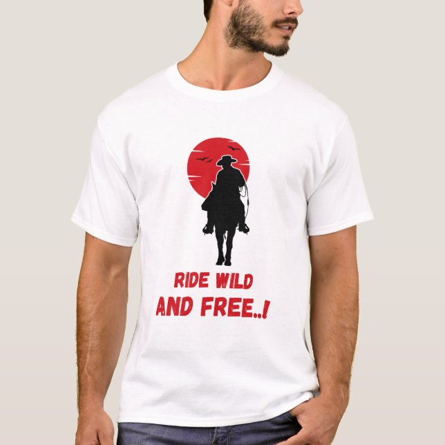 Camiseta incrível para equitação (Frente)