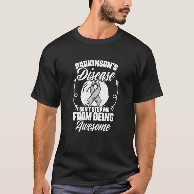 Camiseta Incrível PD Doentes Doentes com Doença de Parkinso (Frente)