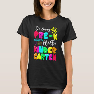 Camiseta Incrível Pré-K Graduado no Jardim de Infância Bem-
