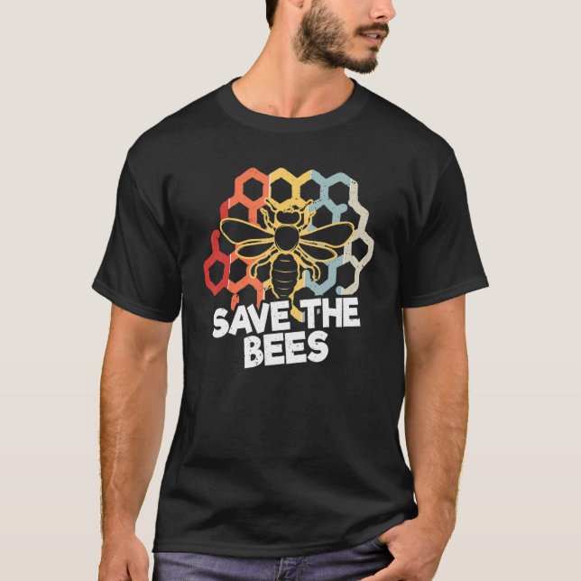 Camiseta Incrível Salve As Abelhas Abelhas Abelhas (Frente)