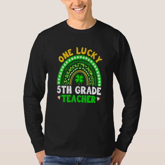 Camiseta Incrível Ser Um Dia de São Patrício De Professores (Frente)