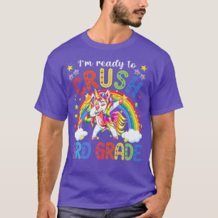 Camiseta Incrível Unicórnio Pronto Para Esmagar De Volta Pa