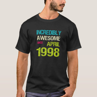 Camiseta Incrivelmente Incrível Desde Aniversário De Abril