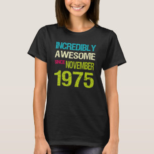 Camiseta Incrivelmente Incrível Desde O Aniversário De Nove