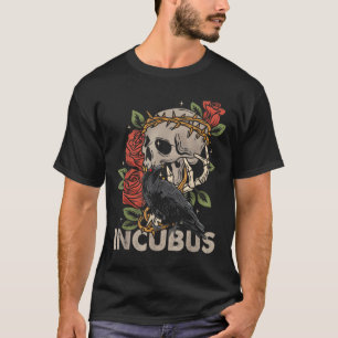 Camiseta Incubus Crow Esquerdo Folheto Esquerdo Frota Hallo
