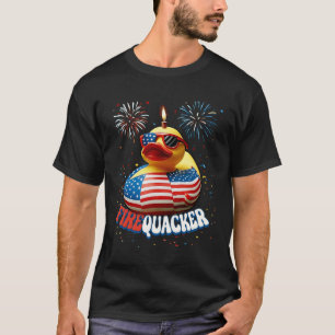 Camiseta Indep Patriótico Do Queimador De Pato De 4 De Julh