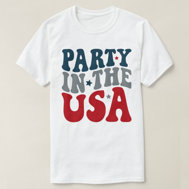 Camiseta Independence Day 4th of july shirt Patriotic  (Frente do Design)