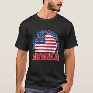 Camiseta Independência Americana Amante 4 de julho