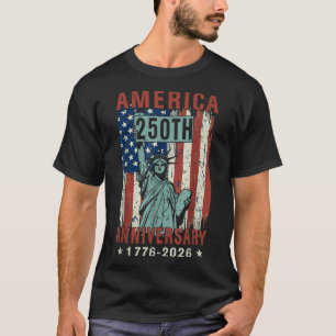 Camiseta Independência De 250 Anos Aniversário Da América 4