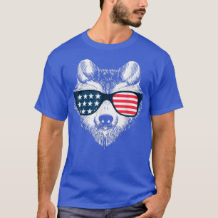 Camiseta Independência Dia 4 de julho Bandeira Americana Fo