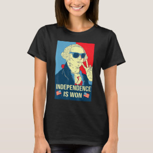 Camiseta Independência É Conquistada George Washington Inde