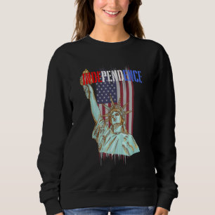 Camiseta Independência Estados Unidos Estátua Patriótica De