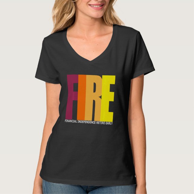 Camiseta Independência Financeira Contra Incêndios (Frente)
