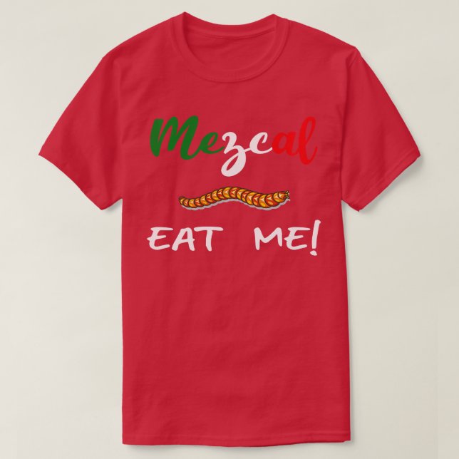 Camiseta Independência Mexicana Contra Espíritos Comem Os M (Frente do Design)