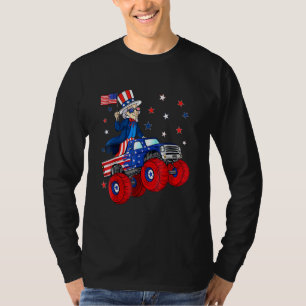 Camiseta Independência Patriótica Americana do Tio Sam 4 de