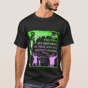 Camiseta Independência política (escura)