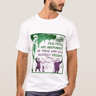 Camiseta Independência política (luz)